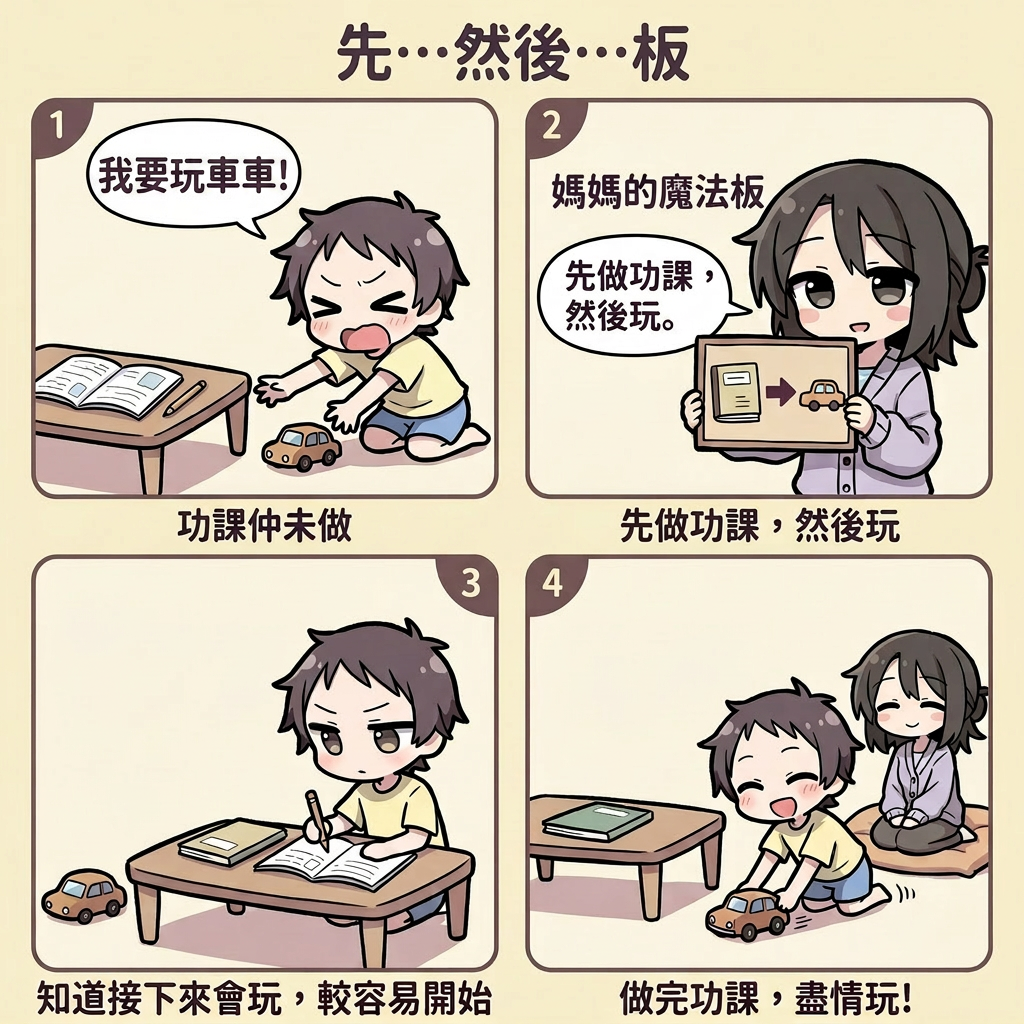 先然後板漫畫