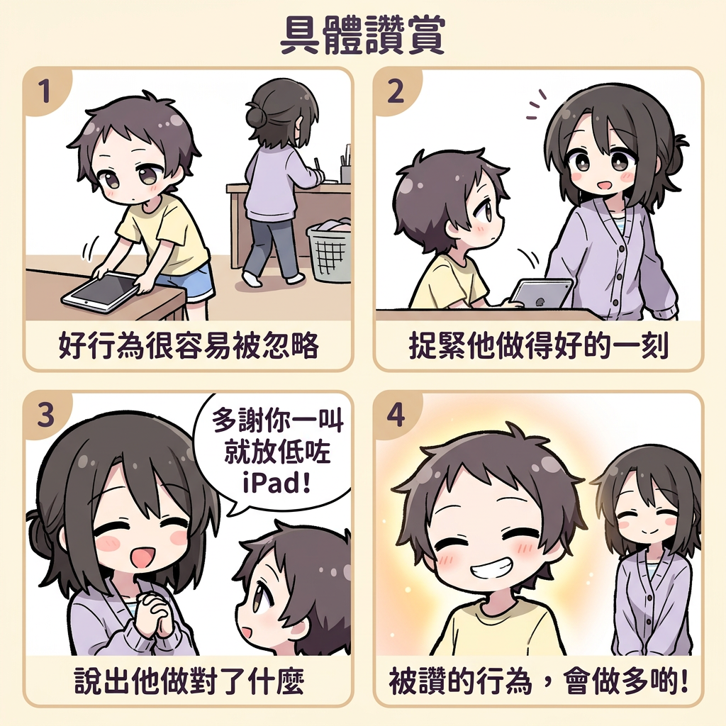 具體讚賞漫畫