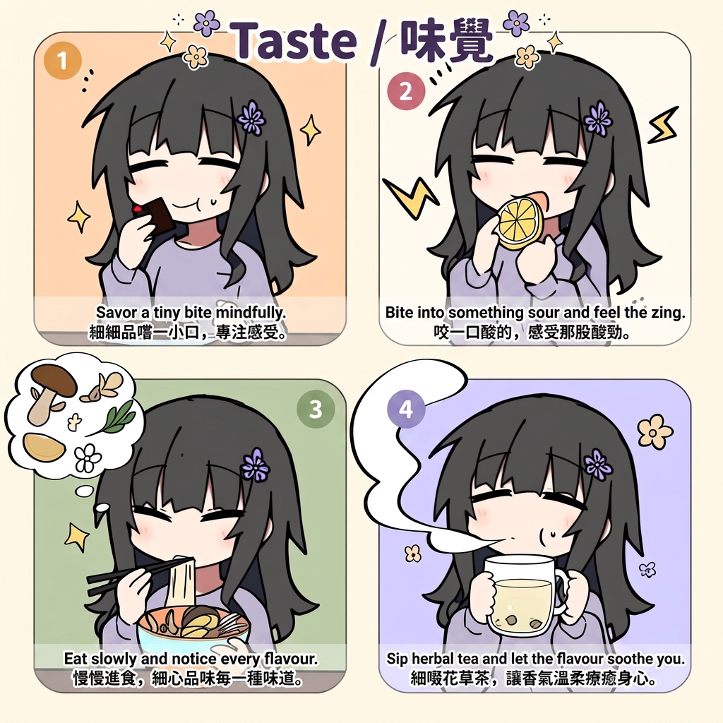 味覺安撫 — 四種用味道照顧自己的方法